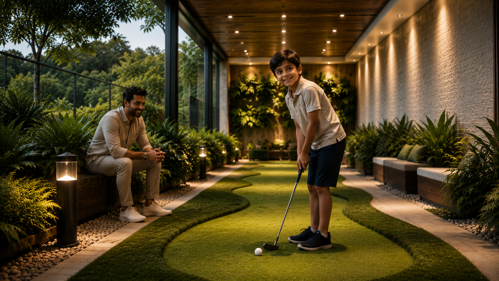 Golf Practice Area
